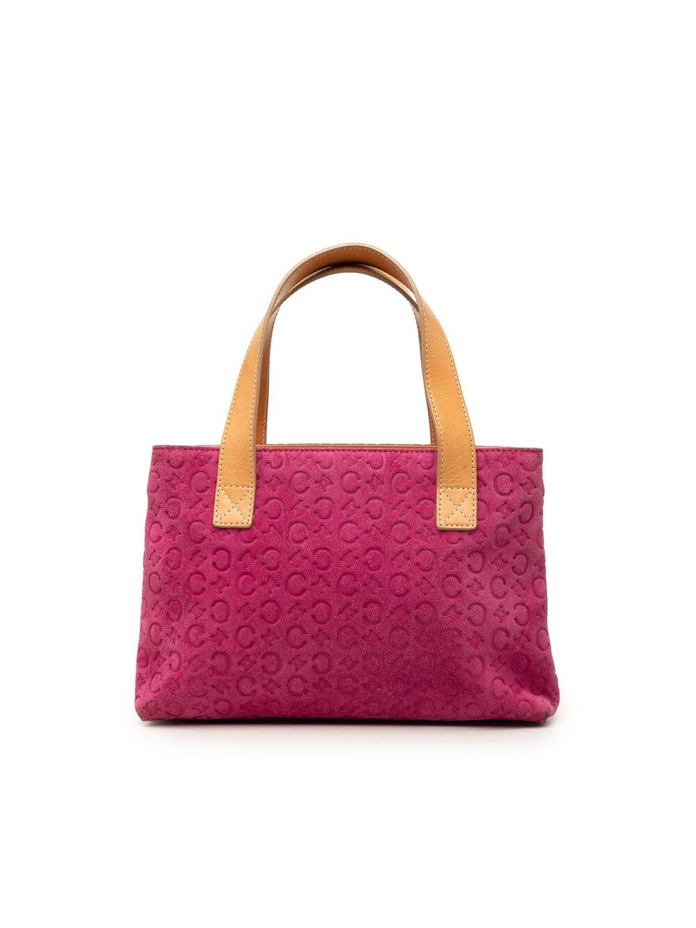 Celine C Macadam Suede Handbag Pre- #350620C44B